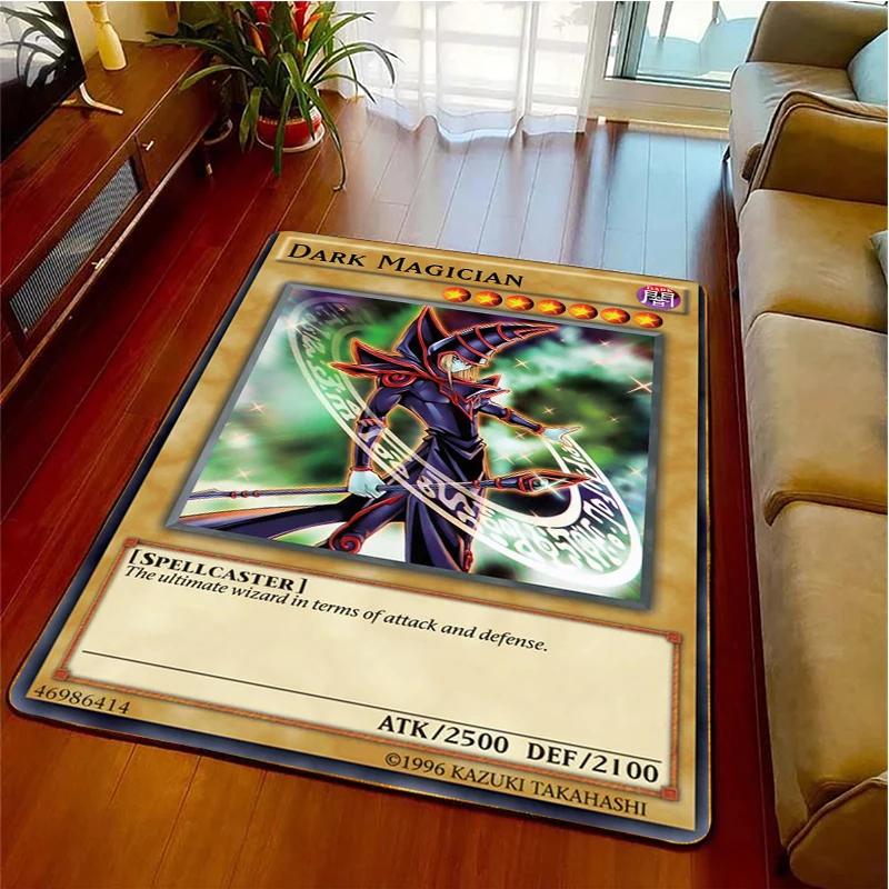 Dark Magician Carpet for Living Room Bedroom Rug Door Kitchen Kid Unslip Floor Mats Birthday gift photography props Alfombra Rug