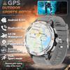 Умные часы с GPS-спутниковым позиционированием для мужчин, 100+ спортивных режимов, компас, водонепроницаемость 3 АТМ, новые умные часы