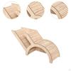Hamster House and Habitat Small Pet Castle Home Chew Cage Toy,Wood,Small Animal Hideout Hut Play Toy