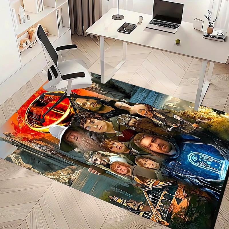 The Lord of the Rings1 Printed Absorbent Washable Carpet, Non-Slip Bathroom Mats, Kitchen Rugs, Yoga Mat,Living Room Entrance, Camping Picnic Rugs