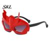 Flexible Frame Kids Sunglasses Boys Anime Hero Sunglasses, UV Protection Cool Cartoon Character Cosplay for Holiday Beach Party Photo Prop Outdoor Sun