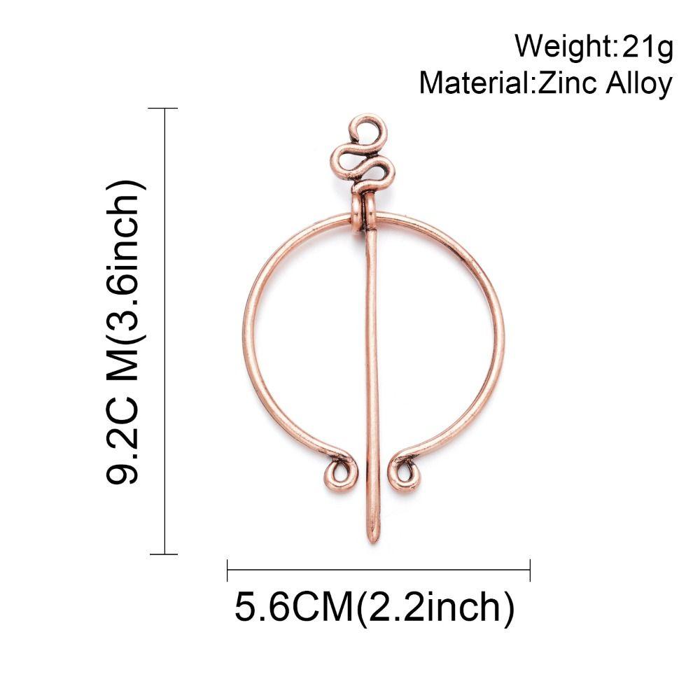 Брошь в стиле викингов Twists Knotted Fibula для женщин, булавка для шали, корейские украшения, аксессуары, булавка для плаща