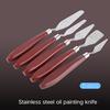 5X Stainless Steel   Knife Scraper Spatula Pro Artist Oil Painting Acrylic