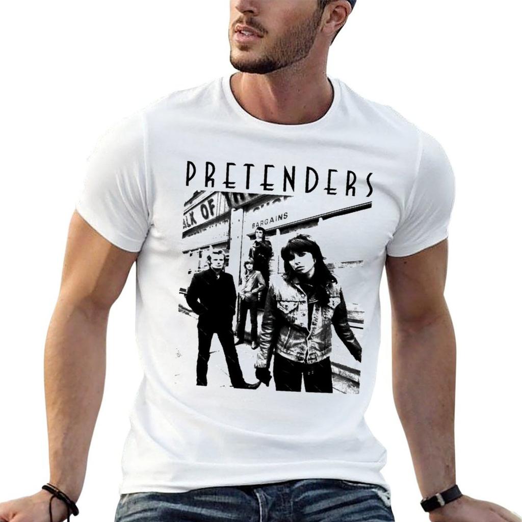 Pretenders Rock Tshirt Casual Daily Wear Short Sleeve Top