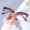 Anti -Blue Light Metal Comfortable Color Cat Eye Eyeglasses Frame Women Vintage Spring Hinge Optical Frame Computer Glasses