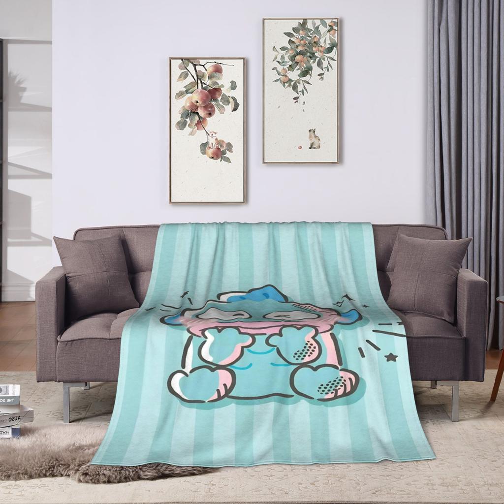 Hangyo-dong Animal Cartoon Anime Print Blanket Flannel Throw Blanket For Couch Bed Soft Warm Custom Quality Bedspread Gift