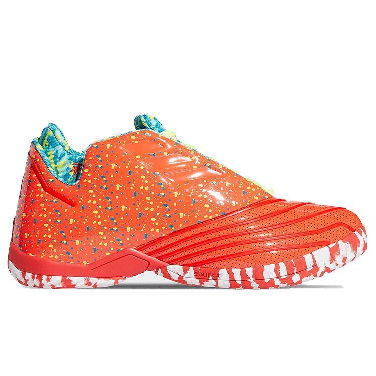 Adidas Кроссовки унисекс T-Mac 2 EVO Paint Splatter, разноцветные, ярко-красные, солнечно-желтые, FX4998
