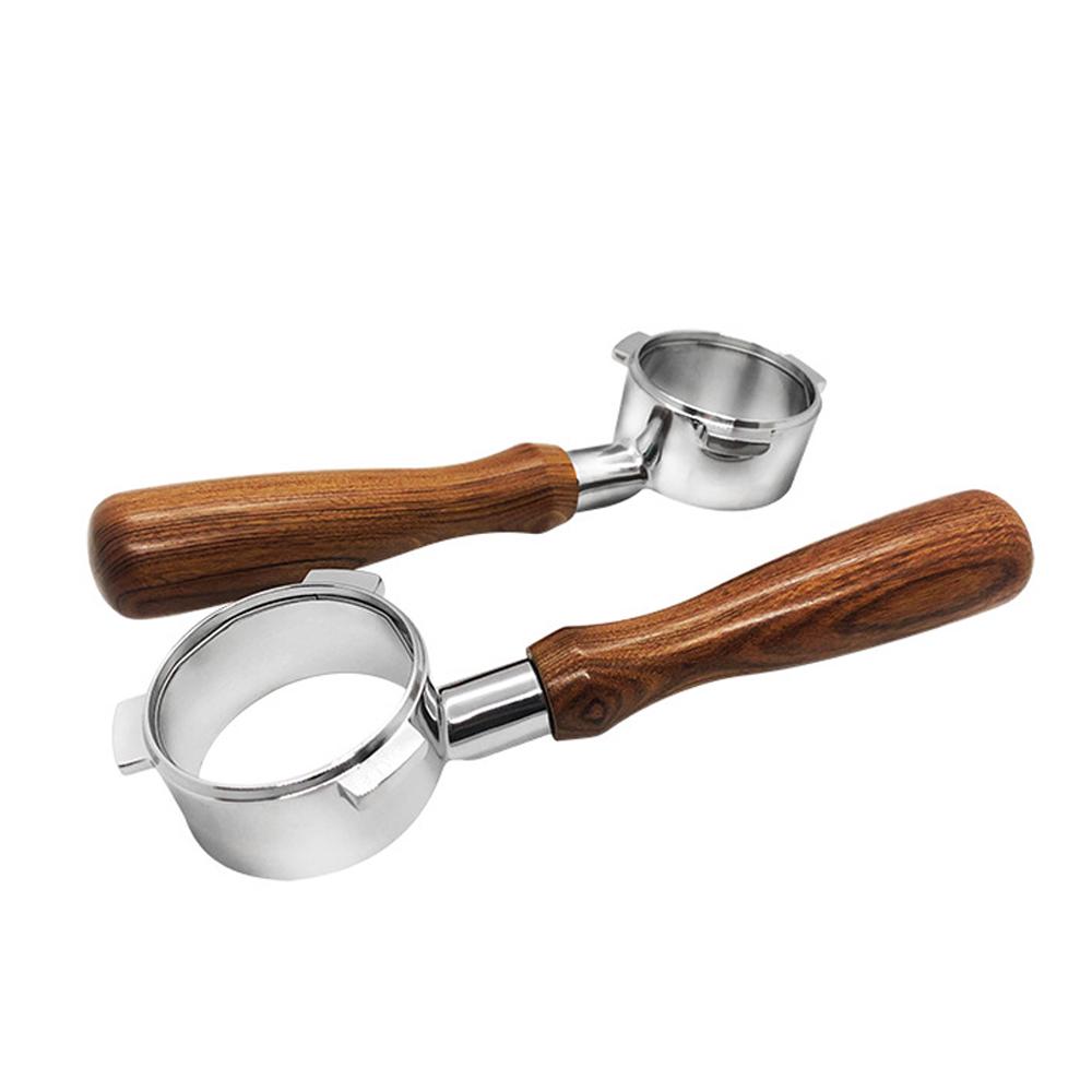 54 мм кофемашина из нержавеющей стали, бездонный держатель фильтра, ветка портафильтра, деревянная ручка