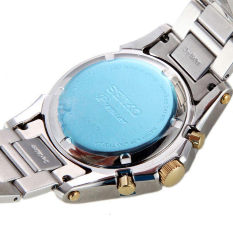 Мужские кварцевые часы с белым циферблатом, водонепроницаемость 100 м, ремешок из нержавеющей стали, три циферблата, деловой и повседневный стиль SPC058J1