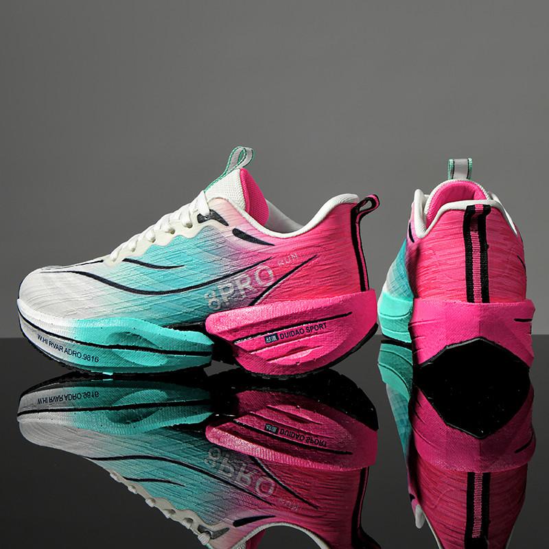 Марафон Мужские Спортивные Кроссовки для Бега Повседневные Карбоновая Пластина Дышащие Сверхлегкие Женские Удобные Атлетические Кроссовки Спортзал Теннис Тренировки