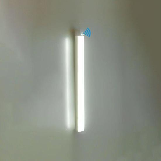 10/20/30СМ Светодиодный светильник с датчиком движения PIR, Перезаряжаемый через USB, Беспроводной ночник для спальни