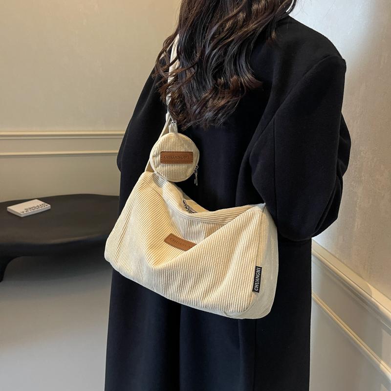 Вельветовая сумка женская сумка большая вместимость сумка через плечо