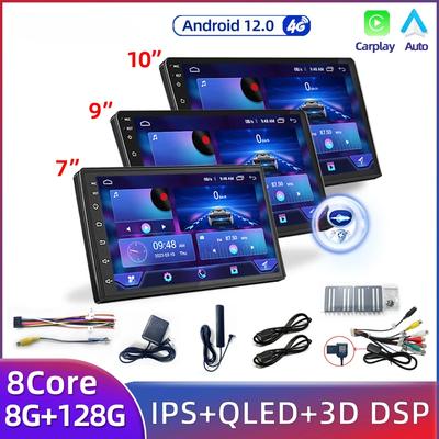 2Din автомобильный Android радио мультимедийный проигрыватель 7/9/10" дюймов GPS навигация для Toyota Volkswagen Hyundai Nissan Kia Renault