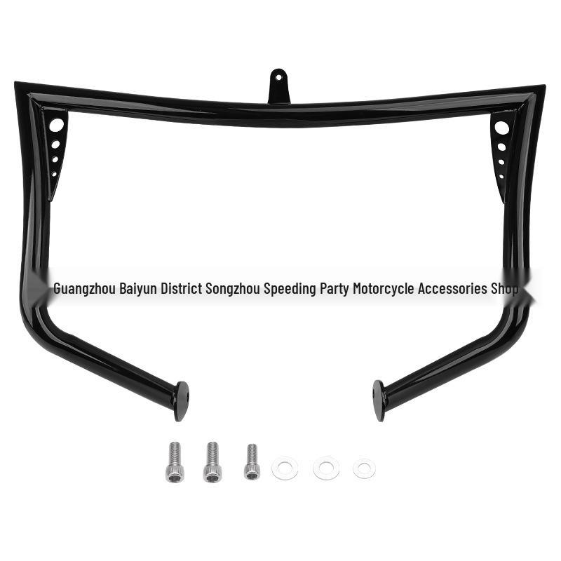 Harley Touring Glide Black Front Bumper Anti-Collision Guard 09-23