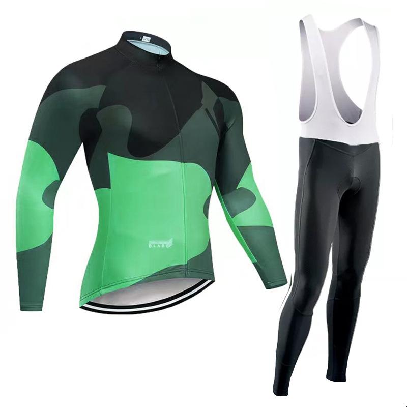 2023 Cross-border cycling suit Tour de France long-sleeved suit for summer breathable events