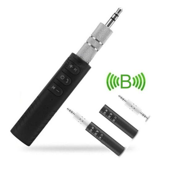 Универсальный Bluetooth-совместимый приемник Hands-Free с шумоподавлением и разъемом AUX 3,5 мм, перезаряжаемый мини-беспроводной аудиоприемник