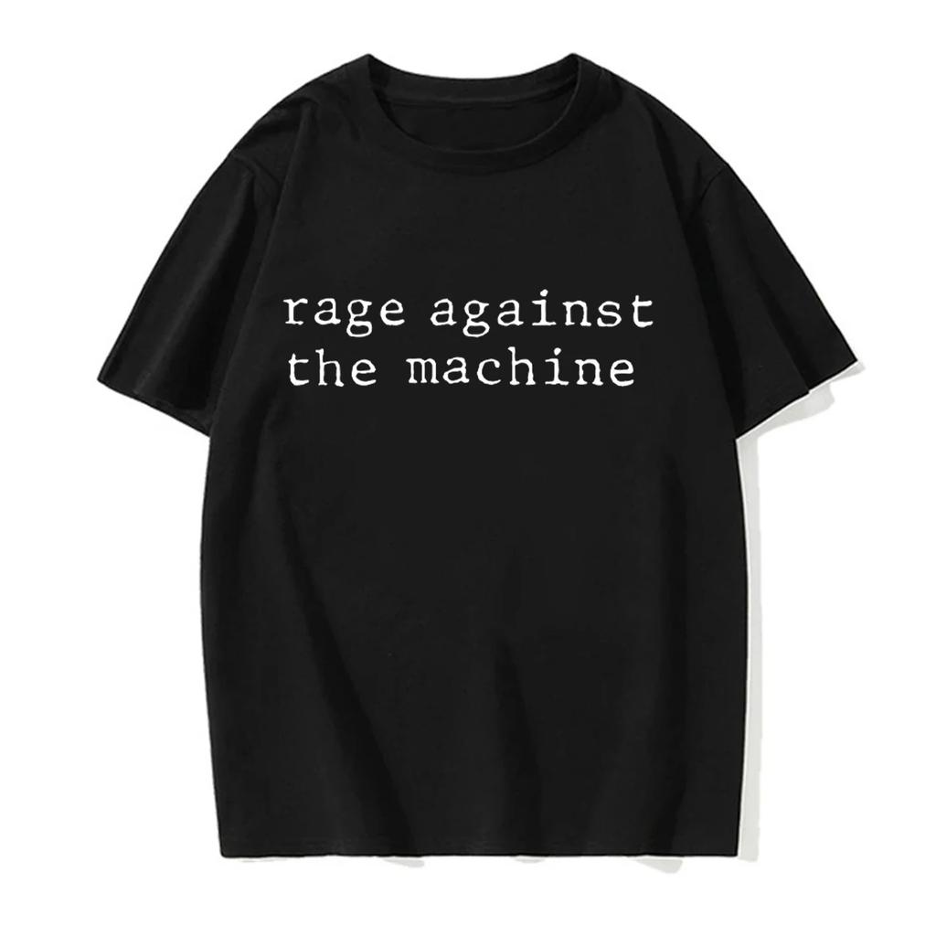 Rage Against The Machine Letters Tshirts RATM Rap Metal Rock Lovers Hispter Streetwear Premium Summer Oneck Hipster Tshirt