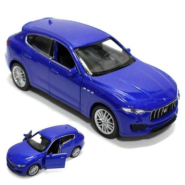 Велли 1:32 фигурки внедорожника Maserati Levante, синяя корейская игрушка
