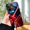 Для Realme GT7 5G Чехол Роскошный Чехол с Рисунком Закаленное Стекло Чехол для Телефона Для Realme GT 7 Fundas Жесткий PC Ударопрочный Корпус Бампер
