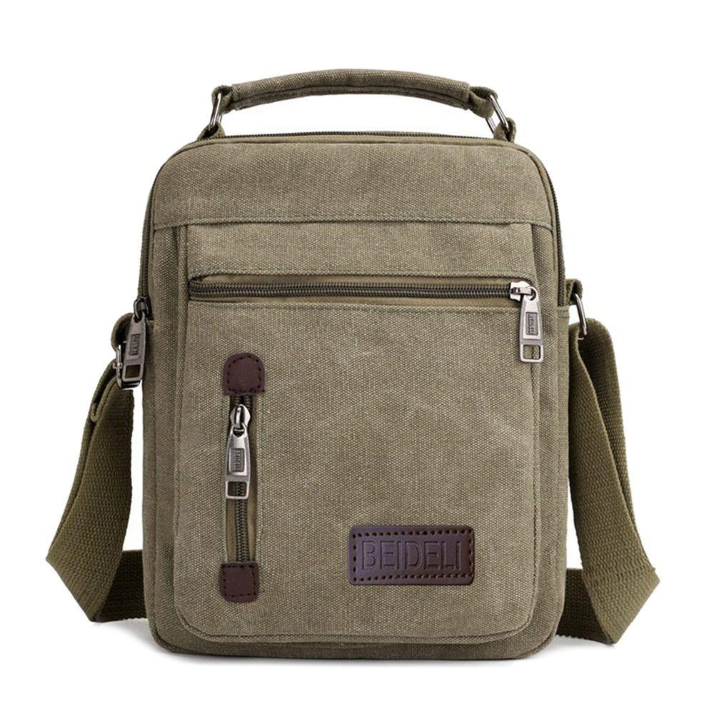 Мужские наплечные сумки с несколькими карманами, креативная сумка-тоут из парусины для инструментов, износостойкая, большой вместимости, кошельки, мужская сумка