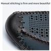 Men's Genuine Leather Casual Shoes Slip On Hollow Shoes Summer Large Size 39-48