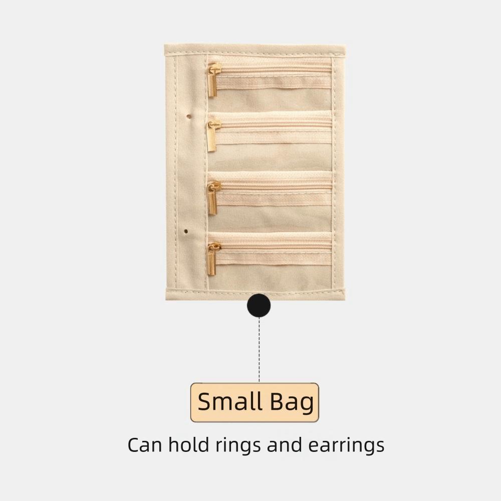 Transparent Velvet Jewelry Packing Bag Bracelet Rings Jewelry Storage Case Jewelry Organizer