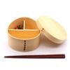 Magewappa Bento Box Деревянный ланч-бокс 14 см Одноуровневый рисовый шарик в форме натурального приблизительно. А-11-273080