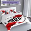 3pcs Feyenoord Rotterdam logo Duvet Cover Set, Includes 1 Duvet Cover and 2 Pillowcases,Skin-Friendly&Comfortable Fabric,Suitable Bedding Sets