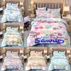 Милые комплекты постельного белья Cinnamoroll Одеяло Покрывало Пододеяльник Наволочка Наборы из 2-3 предметов Подарки для подростков и детей