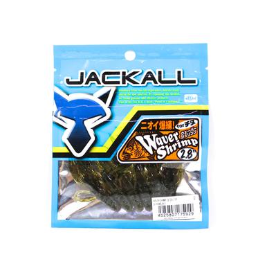 Распродажа Jackall Мягкая приманка Waver Shrimp Соленая вода 2,8 дюйма УФ Kamejako (5929)