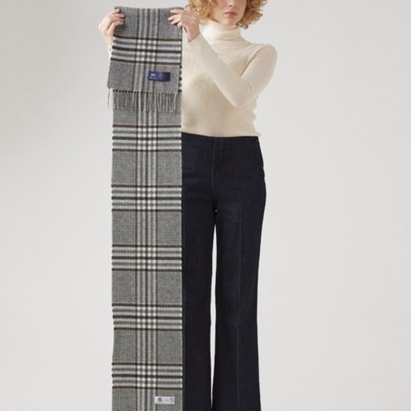 ABRAHAM MOON Шарф из мериносовой шерсти 25 см - Harrison Natural