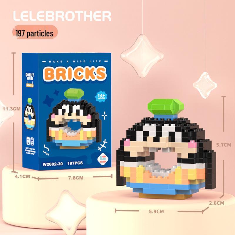 Совместимые с Lego микро строительные блоки мультяшные фигурки - детские развивающие настольные игрушки