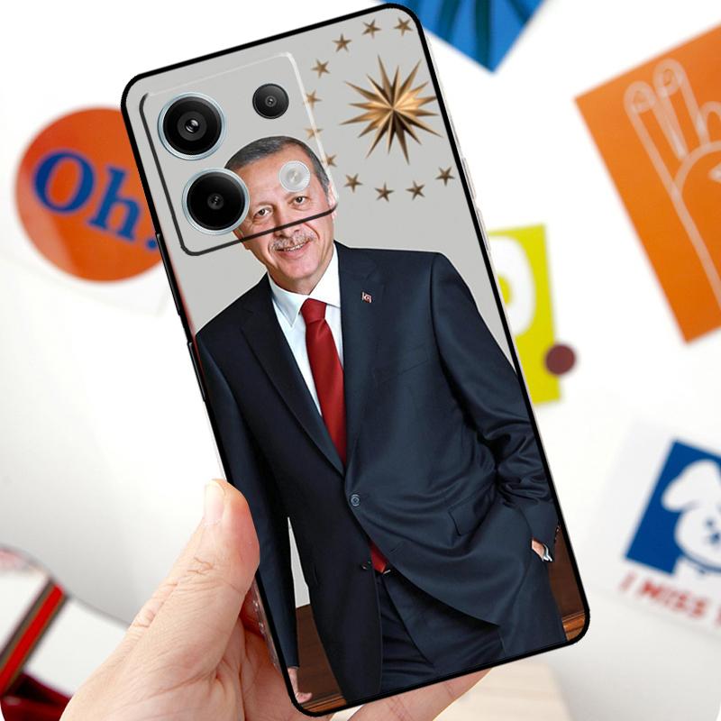 Turkey Recep Tayyip Erdogan Funda For Xiaomi Redmi Note 14 Pro 10 11 12 13 Pro 11S 12S Case For Redmi 15 14C 12C 10C 13C