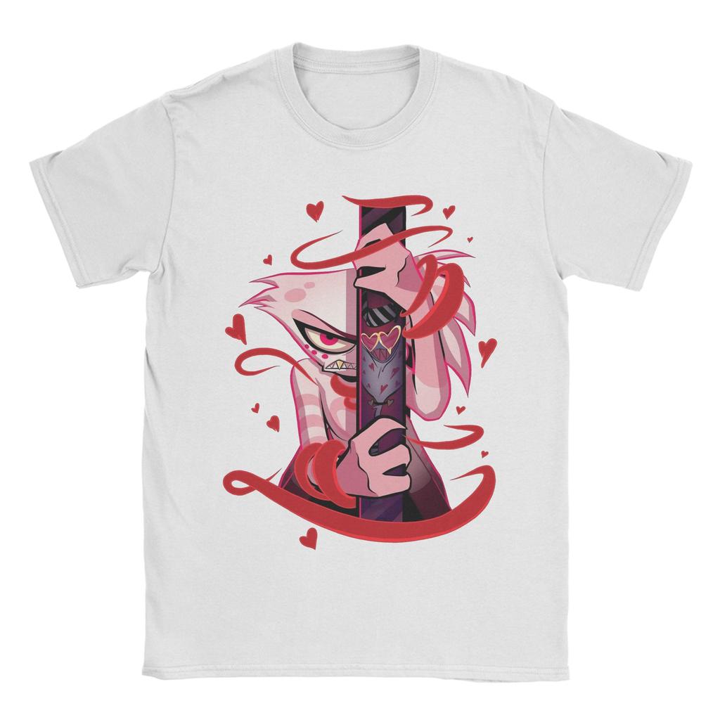 Веселые футболки Hazbins Hotels для мужчин, хлопковые футболки с круглым вырезом, футболки с коротким рукавом, одежда для подарка