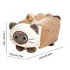 Cartoon Plush Cat Napkin Box Soft Paper Towel Dispenser Car Seat Tissue Box  Auto Accessories