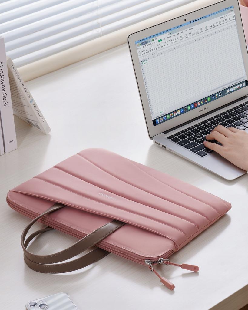 Innostyle Женская 14-дюймовая водонепроницаемая тонкая сумка для ноутбука Carrylite розовая