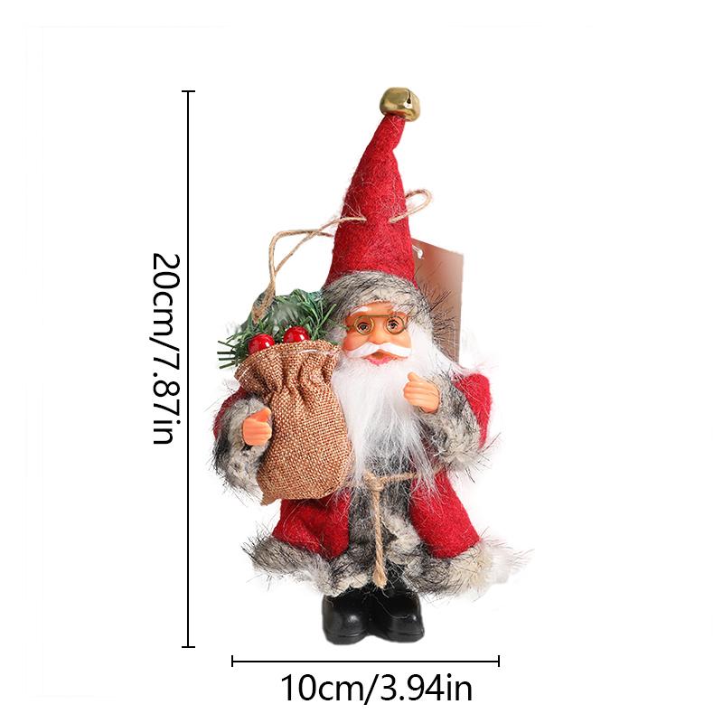 Christmas Santa Claus Ornaments Pendant Home Party Desktop Bookshelf Xmas Tree DIY Exquisite Cute