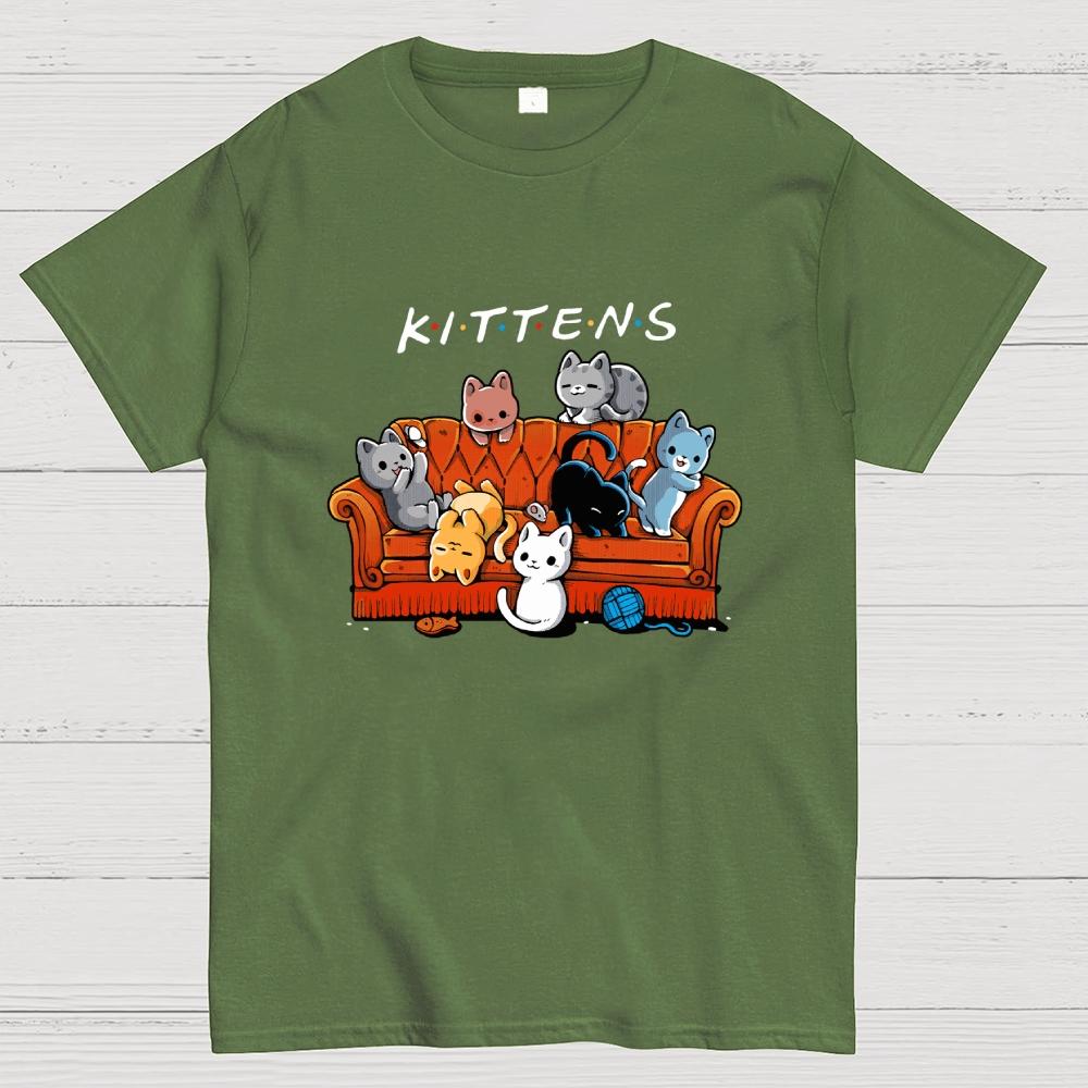 Kittens Cotton Casual Cool Loose T-Shirt