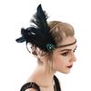 1920s Jewelry Set Headband Gloves Earrings Set Sparkling Earrings Headwear with Sequins Beads Role-Playing Accessories