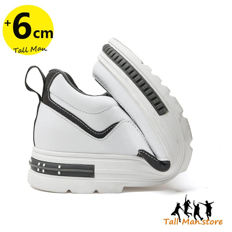 Спортивные мужские кроссовки для увеличения роста, стелька 6 см, мужская мода для отдыха, большие размеры 36-44