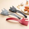 1/3 шт. Лопатка для переворачивания яиц, блинов, тостов, жареного хлеба, зажим для лопатки, кухонный инструмент 2 в 1, пищевая силиконовая термостойкая лопатка для стейков из говядины