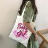 Холщовая сумка в стиле японского аниме y2k, повседневная сумка в стиле Харадзюку в стиле хип-хоп, женская сумка на плечо в стиле панк, женская сумка, винтажные сумки-шоппер с буквами