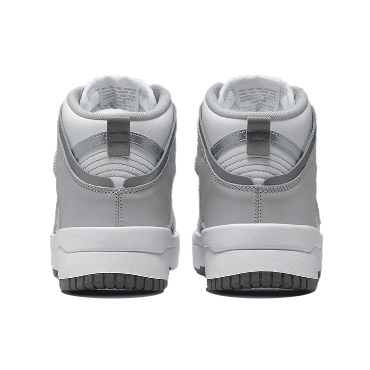 Nike Dunk High Up Светло-Дымчато-Серые Женские Кроссовки Белый Серебристый DH3718-106