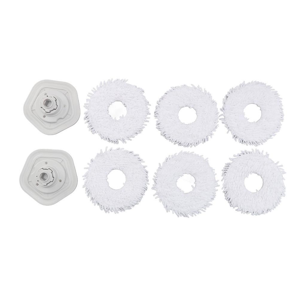8PCS Snap Fit Mop Cloth Robot Vacuum Cleaner Part for Dreame W10 /W10 Pro Dust Removal