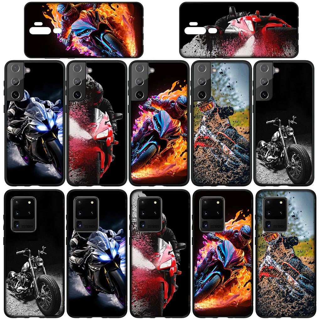 Для Samsung Galaxy S25 S24 iPhone 17 16 15 Xiaomi Redmi Note 14 13 12 11 Plus Pro Max XR A37 A57 Чехол Мобильный Постер Мотоцикл Мото Кросс OPPO Huawei