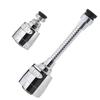 Rotatable 360 Degree Faucet Adapter Kitchen Shower Head Dual Mode Water Saving Tap Aerator Diffuser Nozzle Splash Filter Bubbler