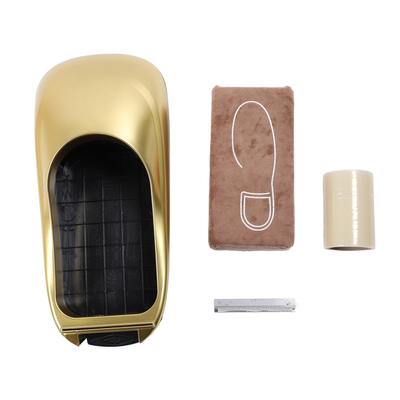 Автоматический диспенсер для бахил, одноразовая пленка, машина для бахил для офиса, бытовая золотая краска