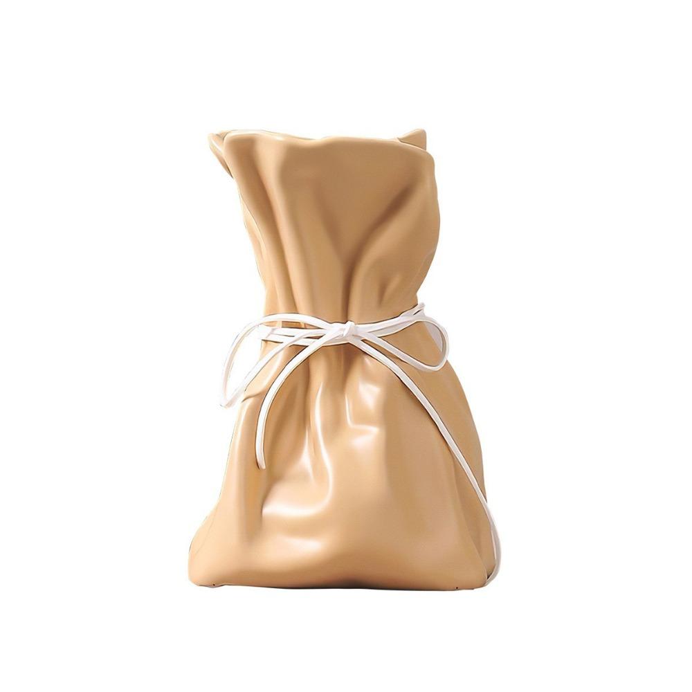 Minimalist Irregular Resin Vase Elegant Hydroponic Flower Pot Office Home Decoration