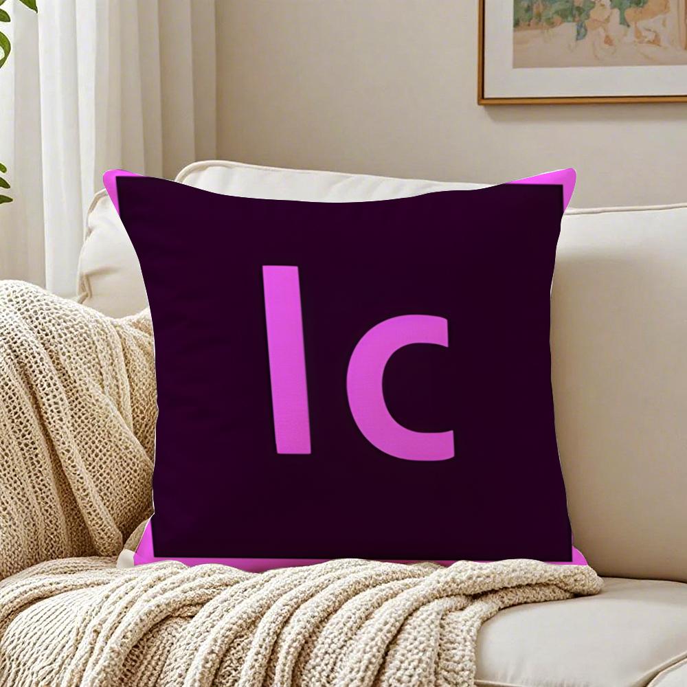 software professional AAAdobe CC Cushion Cover Pillowcase Antidustmite living Room Sofa Decor Cushion Room
