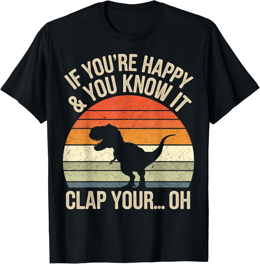 T Rex Dinosaur Meme Funny Dino Gifts for Men Women Boy Kid T-Shirt